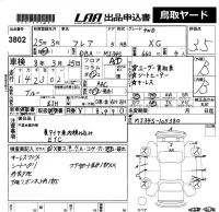Mazda FLAIR лот № 3802 оценка 3.5  с аукциона в Японии 2