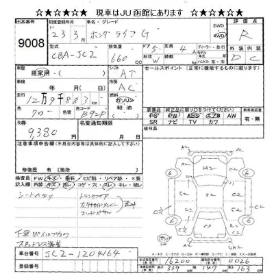 Honda LIFE  с аукциона в Японии