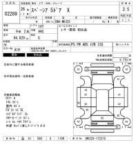 Suzuki SPACIA лот № 2289 оценка 3.5  с аукциона в Японии 2
