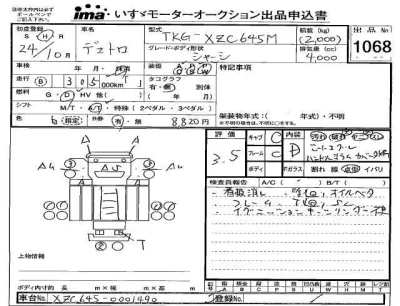 Hino DUTRO  с аукциона в Японии
