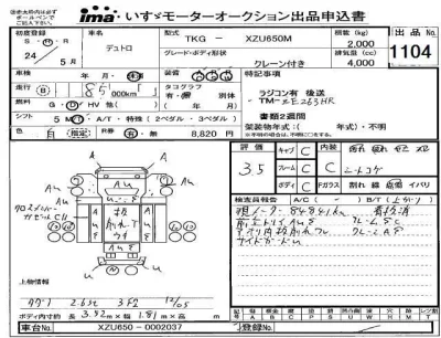 Hino DUTRO  с аукциона в Японии