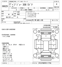 Peugeot 308 лот № 6029 оценка 4  с аукциона в Японии 5