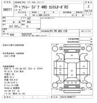 Daihatsu Atrai Wagon лот № 6071 оценка 3  с аукциона в Японии 5