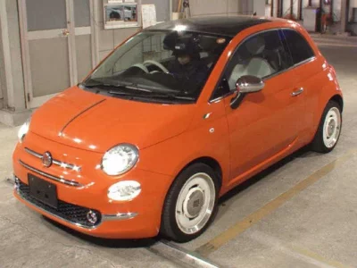 Fiat 500  с аукциона в Японии
