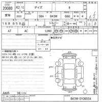 Nissan DAYZ лот № 20080 оценка 3.5  с аукциона в Японии 10