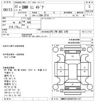BMW MINI лот № 6113 оценка 3  с аукциона в Японии 5