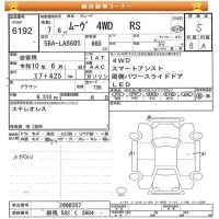 Daihatsu MOVE лот № 6192 оценка 5  с аукциона в Японии 8