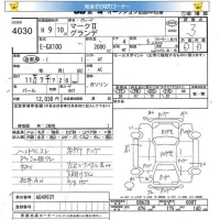 Toyota MARK II лот № 4030 оценка 3  с аукциона в Японии 5