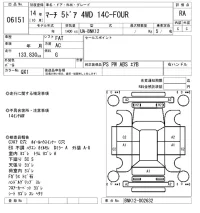Nissan MARCH лот № 6151 оценка RA  с аукциона в Японии 5