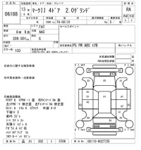 Toyota MARK II лот № 6188 оценка RA  с аукциона в Японии 5