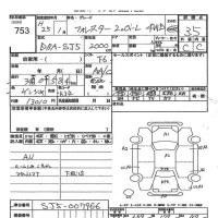 Subaru FORESTER лот № 753 оценка 3.5  с аукциона в Японии 8