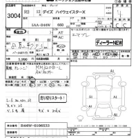 Nissan DAYZ лот № 3004 оценка 4  с аукциона в Японии 5
