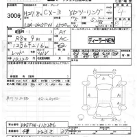 Mazda CX-3 лот № 3006 оценка 4  с аукциона в Японии 5