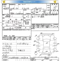 Nissan LAFESTA лот № 4207 оценка 3.5  с аукциона в Японии 5