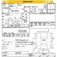 Mazda CX-5 лот № 2042 оценка 4  с аукциона в Японии 8