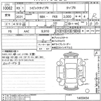 Honda CIVIC лот № 10062 оценка R  с аукциона в Японии 10