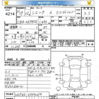 Toyota SIENTA лот № 4214 оценка 3.5  с аукциона в Японии 5