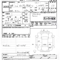 Subaru IMPREZA лот № 3055 оценка 3.5  с аукциона в Японии 7