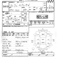 Subaru IMPREZA лот № 5419 оценка R  с аукциона в Японии 4