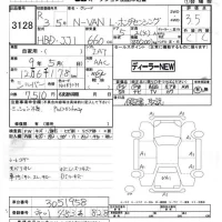 Honda N VAN лот № 3128 оценка 3.5  с аукциона в Японии 7