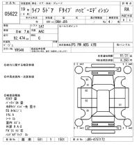 Honda LIFE лот № 5622 оценка RA  с аукциона в Японии 6