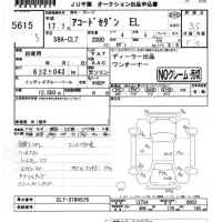 Honda ACCORD лот № 5615 оценка 3.5  с аукциона в Японии 2