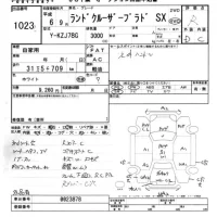 Toyota LAND CRUISER PRADO лот № 1023 оценка R  с аукциона в Японии 5