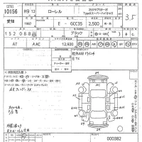 Nissan LAUREL лот № 10156 оценка 3.5  с аукциона в Японии 10