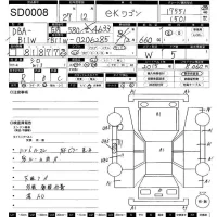 Mitsubishi EK WAGON лот № 8 оценка R  с аукциона в Японии 9