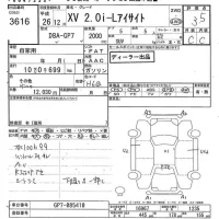 Subaru XV лот № 3616 оценка 3.5  с аукциона в Японии 7