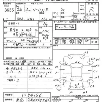 Honda N ONE лот № 3635 оценка R  с аукциона в Японии 2