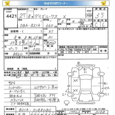 Nissan DAYZ ROOX  с аукциона в Японии