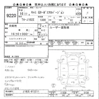 Toyota CAMI лот № 9220 оценка 3  с аукциона в Японии 9