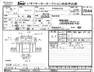 Isuzu FORWARD  с аукциона в Японии