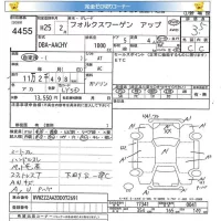 Volkswagen UP лот № 4455 оценка 3.5  с аукциона в Японии 5