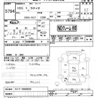 Nissan LATIO лот № 5794 оценка 3.5  с аукциона в Японии 4
