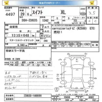 Suzuki SWIFT лот № 4497 оценка 3.5  с аукциона в Японии 5