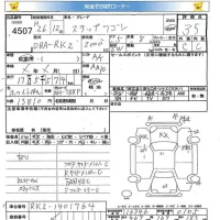 Honda STEP WAGON лот № 4507 оценка 3.5  с аукциона в Японии 5