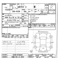 Mitsubishi EK WAGON лот № 1509 оценка R  с аукциона в Японии 7