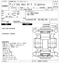 Toyota PRIUS ALPHA лот № 3009 оценка 3.5  с аукциона в Японии 6