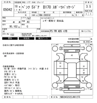Mercedes-Benz B CLASS лот № 5042 оценка 3.5  с аукциона в Японии 6
