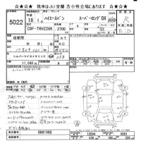 Toyota HIACE VAN лот № 5022 оценка R  с аукциона в Японии 7