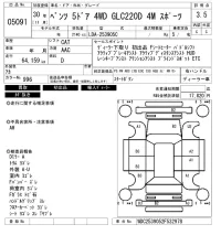 Mercedes-Benz GLC CLASS лот № 5091 оценка 3.5  с аукциона в Японии 6