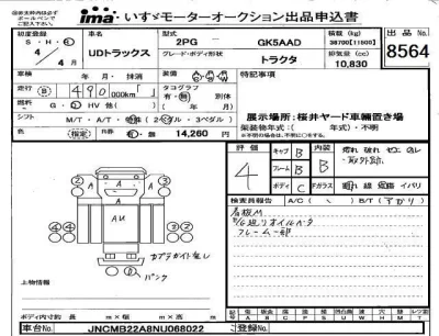 Nissan UD SERIES  с аукциона в Японии
