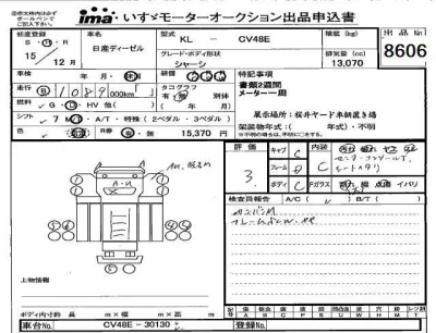 Nissan UD SERIES  с аукциона в Японии