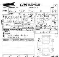 Toyota RAIZE лот № 3081 оценка 4.5  с аукциона в Японии 5
