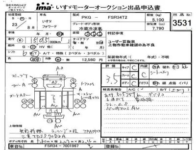Isuzu FORWARD  с аукциона в Японии
