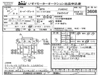 Mitsubishi FUSO TRUCK лот № 3608 оценка 3  с аукциона в Японии 3