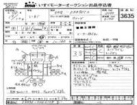 Isuzu FORWARD лот № 3635 оценка 3.5  с аукциона в Японии 4
