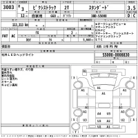 Toyota PIXIS TRUCK лот № 3003 оценка 3.5  с аукциона в Японии 2
